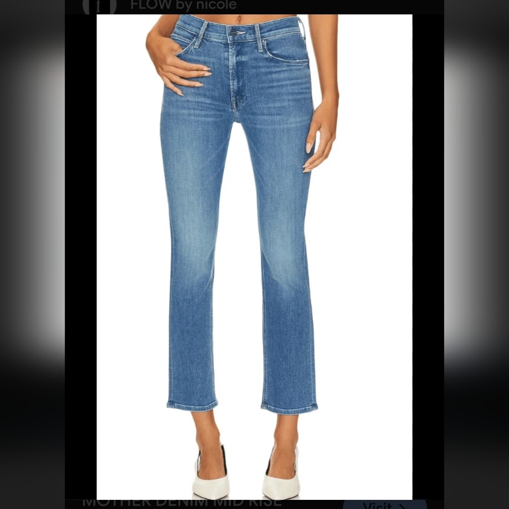 MOTHER the Hustler Ankle Fray Jeans